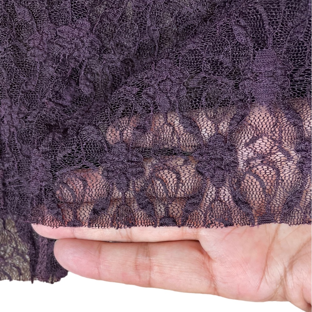 NWT Free People Intimately “Rule The World” Lace Romper in Plum Jam (F) - Picture 8 of 14